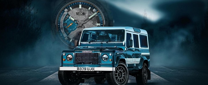 The limited-edition RNR Arkonik has a dial made of a Land Rover 110's door.