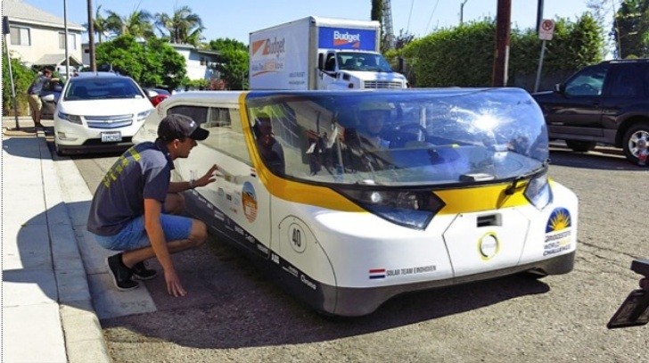 Stella the four-seater solar powered car