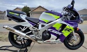 This Funky ‘95 Honda CBR900RR Fireblade Still Looks Brand-New After 14K Miles on the Road