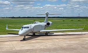 This Funky-Looking Gulfstream G550 VIP Plane Can Disrupt Enemy Comms