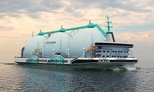 This Futuristic Ship Will Be Able to Deliver Green Fuel for 400K Hydrogen Cars
