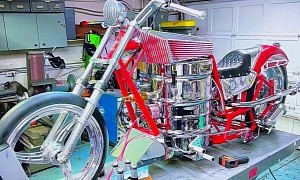 This Garage-Built Motorcyle Runs on a Beer Keg Instead of a Gas Engine