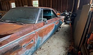 This Garage Looks Like It Served as the Home of a 1965 Dodge Coronet 500 for Way Too Long
