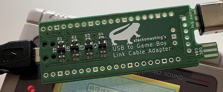 USB to Game Boy Link Cable Adapter