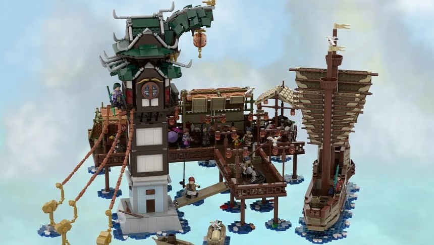 LEGO Ideas Genshin Impact Liyue Harbor