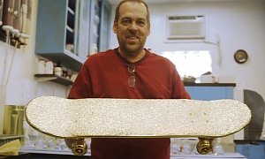 This Gold-Plated Skateboard Will Cost You $15,000