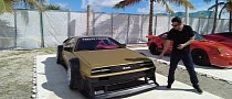 This Gold Twin-Turbo V8 DeLorean Is What Happens When 88 Miles Per Hour Isn't Fast Enough