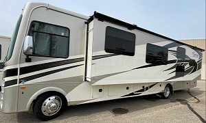 This Gorgeous RV Has a Mobile Office That Converts to a Bunk Room or Wardrobe