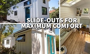This Gorgeous Tiny House Has Two Slide-Outs and a Unique Layout for Maximum Comfort