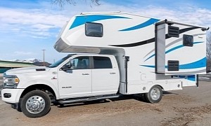 This Gorgeous Triple-Slide Truck Camper Will Keep Your Family Comfortable on the Road