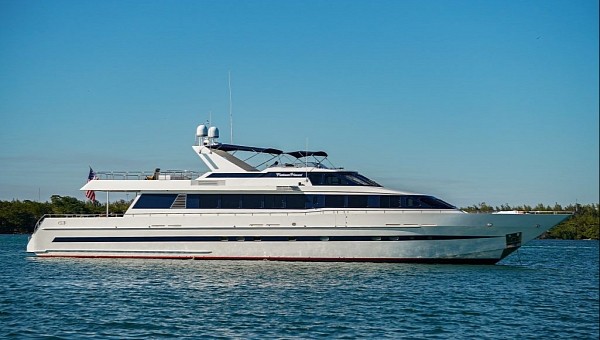 The Platinum Princess is a 1988 Heesen yacht, still in great shape