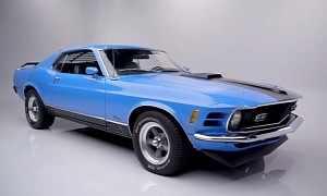 This Grabber Blue 1970 Ford Mustang Mach 1 Needs Your TLC To Be Perfect