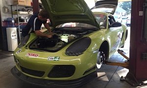 This Guy Built Sweet Brake Cooling Parts for a Porsche Cayman R Turned Track Car