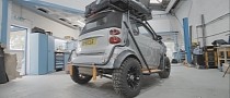 This Guy Just Converted His smart fortwo Into the World's Smallest Camper, Literally