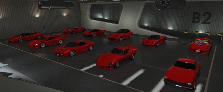 GTA Online Ferrari garage