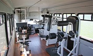 This Gym in a Bus Will Keep You Healthy Wherever You Are