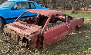 This Half of a 1965 Ford Mustang Is the Most Ambitious Project Car You’ll Ever Find