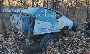 This Half of a 1968 Chevrolet Chevelle Is a "Great Project Car," Sitting in the Woods