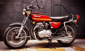 This Handsome 1975 Kawasaki KZ400 Is Full of Classic UJM Flavor, Has Some Patina
