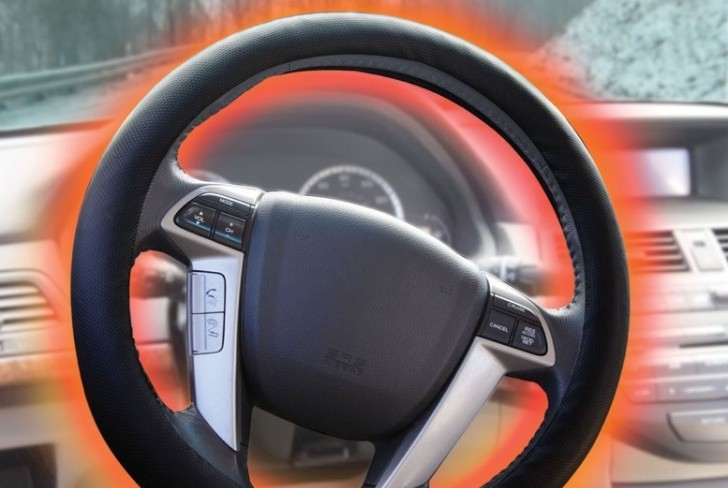  Heated Steering Wheel Cover