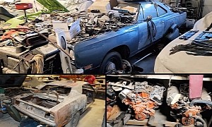 This Hoard of Derelict Mopars Is Loaded With Rare HEMI Cars
