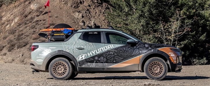 2022 Hyundai Santa Cruz Rebelle Rally rig