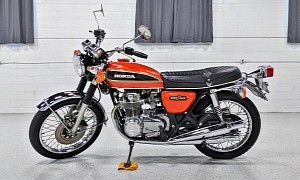 This Immaculate 6K-Mile 1975 Honda CB550 Deserves to Be Placed in a Museum
