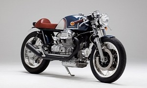 This Intoxicating Moto Guzzi Cafe Racer Packs Le Mans III Framework and V11 Power