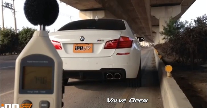 BMW M5 with iPE Exhaust