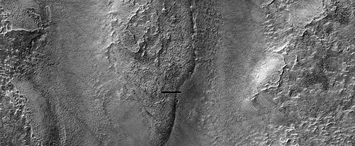 River tributaries in the Tades Valles