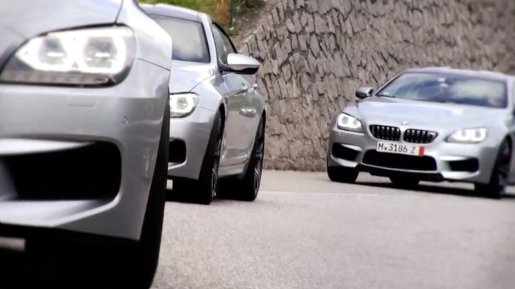 BMW M6 Gran Coupe convoy