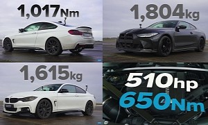 This Is How a Diesel BMW Beats the Petrol Out of a 500-HP M4 Competition
