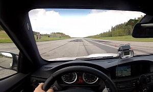 This Is How a Drag Race Looks from the Driver's Point of View in an M3