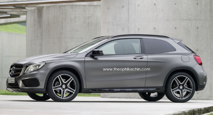 Mercedes-Benz GLA Coupe Rendering