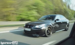 This Is How a Stroked 5.8-liter V10 Engine Sounds Like on a Dinan M5