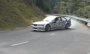 This Is How It's Done: BMW E36 M3 GTR Uphill Racing