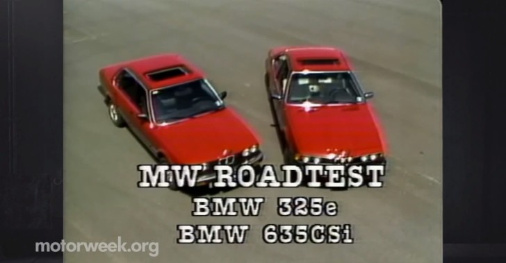 BMW E30 325e and BMW E12 635CSi