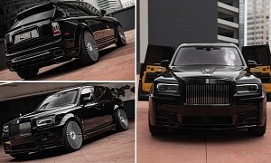 This Is How Posh Rolls-Royce Cullinan SUVs Are Supposed to Look: Wide, Black, and Chromed