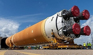 This Is How Small Humans Look Next to the Largest Rocket Core Stage NASA Ever Made