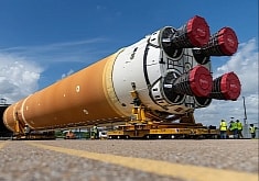 This Is How Small Humans Look Next to the Largest Rocket Core Stage NASA Ever Made