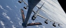This Is How the B-52 Stratofortress Pulls Up at the Gas Station