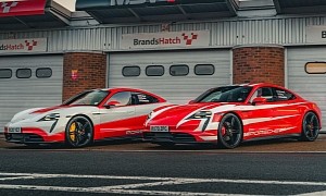 This Is How Two Porsche Taycan EVs Set 13 UK Endurance Records in Just 13 Hours