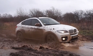 This Is How You Drive a BMW X6. In Russia.