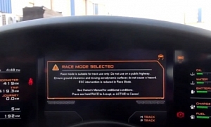 Watch the McLaren P1 Being Put into Race Mode