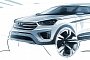 This is Hyundai's New Creta Baby SUV in Sketch Form