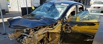 This Is Possibly the First Tesla Bought by Hertz That Was Destroyed in a Crash