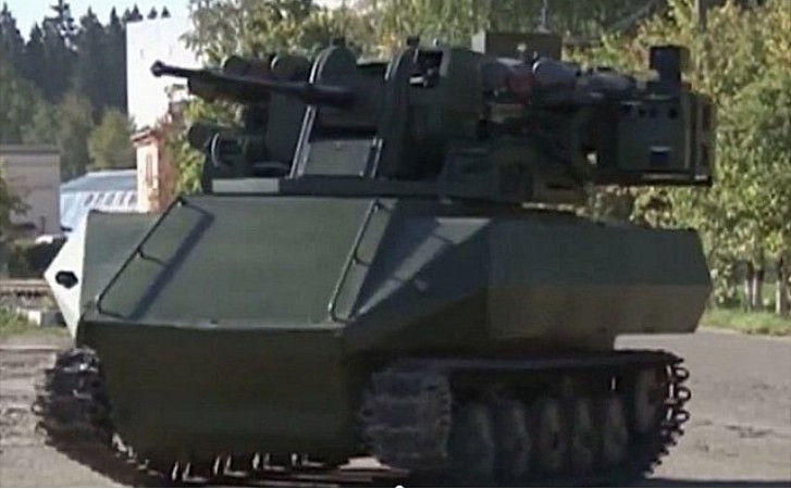 Russia’s Unmanned Armed Combat Robot