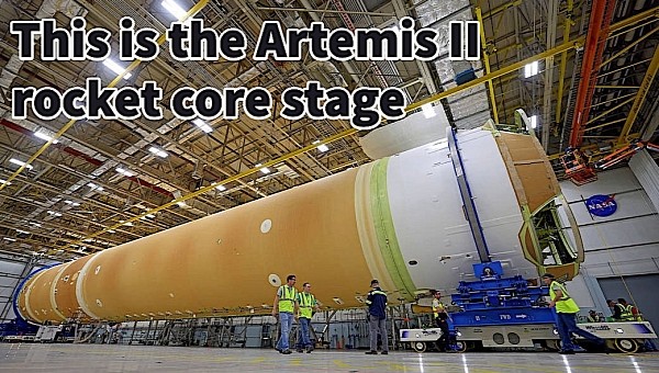 Artemis II SLS core stage