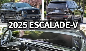 This Is the Facelifted 2025 Cadillac Escalade-V Before You're Supposed To See It