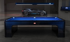 This Is the First Bugatti Pool Table, and It Costs New Lamborghini Huracan Money